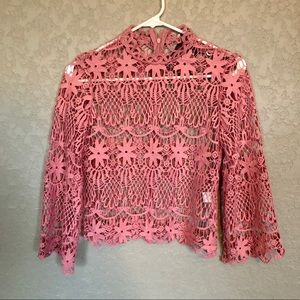 Fashion Nova Lace Top Size Small